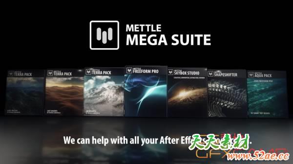 AE/PR变形插件套装 Mettle Bundle 2018.10 For Adobe CC 2014 – CC 2019 (FreeForm Pro/ShapeShifter/Mantra VR/Flux) Win破解版-天天素材网