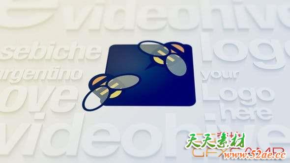 Apple Motion/FCPX模板插件-三维文字照片开场 Building Words-天天素材网