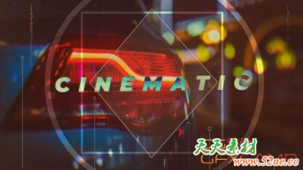 FCPX模板插件-动感信号损坏视频片头 Glitch Opener-天天素材网