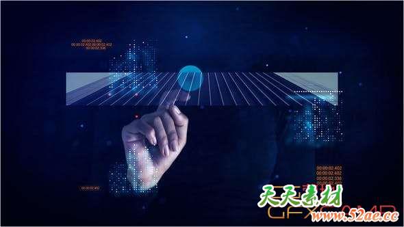 AE模板-科技感人物滑动图片展示片头 Corporate Swipe Slideshow-天天素材网