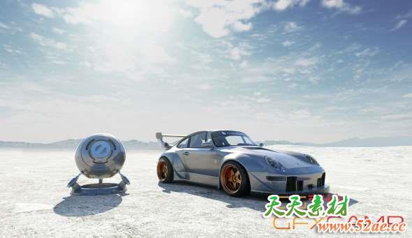 22组C4D汽车车漆材质预设 Gumroad – Raidzer0 Auto Shaders for Octane 4.0-天天素材网