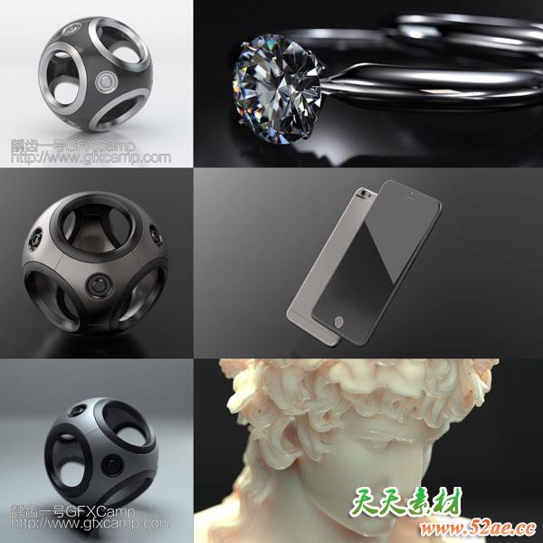 Cinema4D C4D Redshift渲染器场景渲染灯光预设-天天素材网