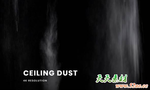 尘土灰尘掉落4K视频素材 VFXCentral – Ceiling Dust-天天素材网