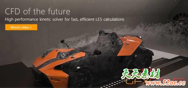 烟雾水流火焰流体模拟软件 Simulia XFlow 2019 Win破解版-天天素材网