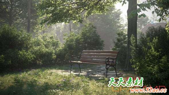 花园植物灌木3D模型 Evermotion – Archmodels Vol.204 (3DS MAX格式)-天天素材网