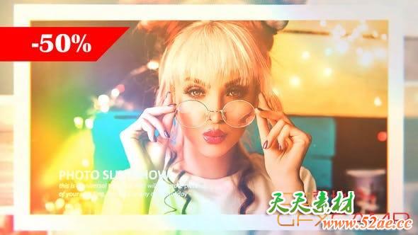 AE模板-美好回忆照片相册片头 Photo Slideshow-天天素材网