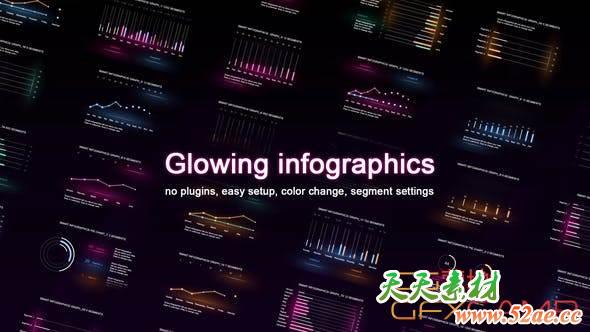 Glowing infographics 25009766