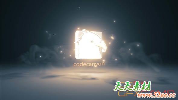 AE模板-点光源Logo动画 Point Light-天天素材网