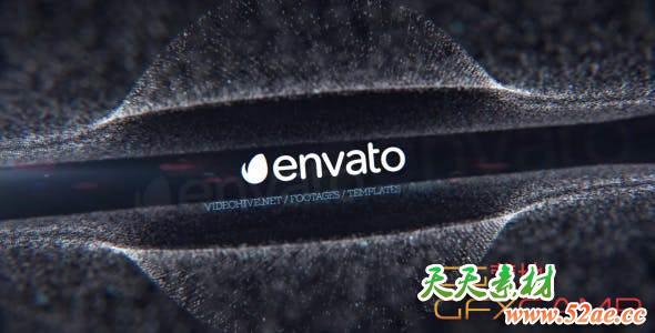 AE模板-粒子飘动背景文字标题片头 Formation Titles Trailer-天天素材网