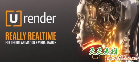 C4D PBR实时渲染器 Urender For Cinema 4D R19-R21 Win破解版-天天素材网