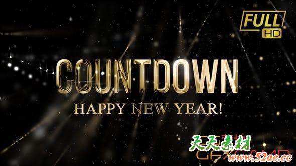 AE模板-照片相册新年倒计时片头 New Year Countdown-天天素材网