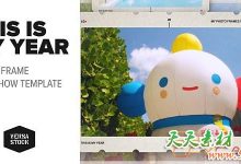 AE模板-旅游回忆照片相册开场 This Is My Year Photo Frames-天天素材网