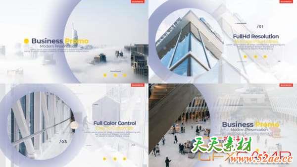 AE模板-商务宣传包装片头 Business Promo-天天素材网