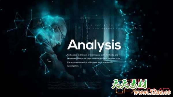 AE模板-科技感图片展示片头 Hi-Tech Slideshow-天天素材网