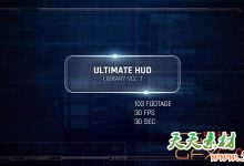 103组高科技感HUD元素动画视频素材 103 Footage Hud Pack-天天素材网