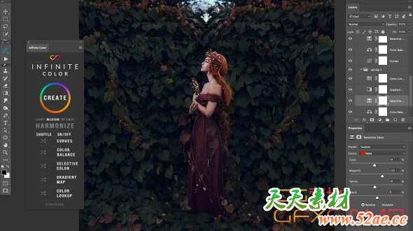 PS图片调色插件 Infinite Color Panel For Photoshop 2020 Win-天天素材网