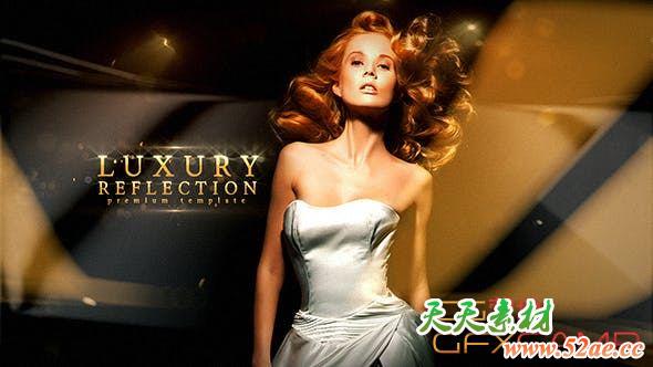 AE模板-高贵典雅颁奖人物包装开场 Luxury Reflection-天天素材网