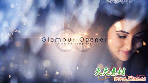 AE模板-大气奢华优雅人物介绍片头 Glamour Opener-天天素材网