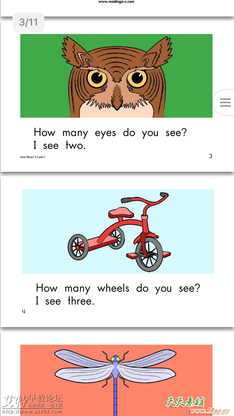 raz aa-z分级读物 点读版PDF 百度云网盘下载-天天素材网