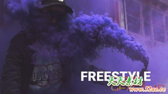 Apple Motion+FCPX模板-时尚视频包装片头 Freestyle Slideshow-天天素材网