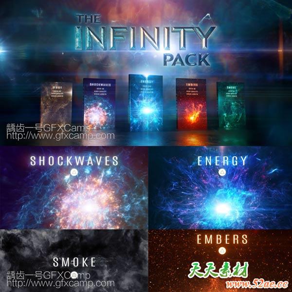 400+科幻能量冲击波烟雾粒子尘土特效合成4K视频素材 Infinity VFX 4K视频素材-431个科幻魔法能量冲击波星火粒子粉尘烟雾特效合成动画素材 Infinity VFX-天天素材网