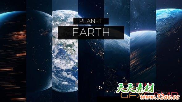 真实地球旋转高清视频素材 Planet Earth 7 Clips Pack-天天素材网