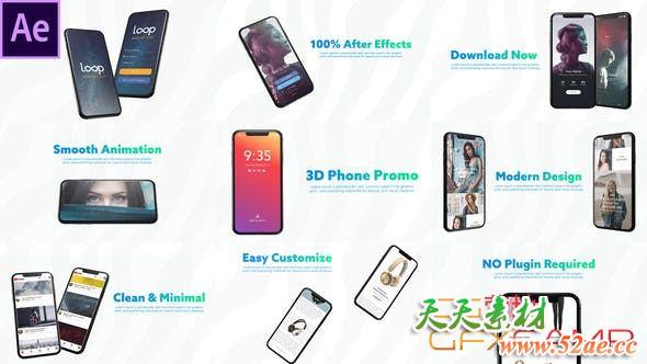 3D Smartphone Presentation for After Effects 26906704