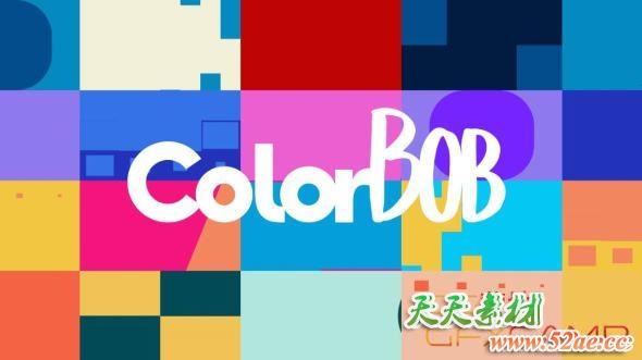 颜色自动分配管理应用AE插件 ColorBob v1.0-天天素材网