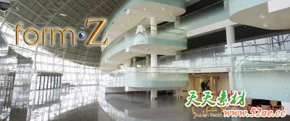 三维建筑景观绘图设计软件 FormZ Pro 9.0.4 Win破解版-天天素材网