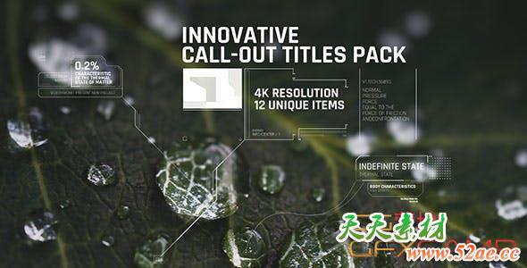 Innovative Call-out Titles pack 19545262