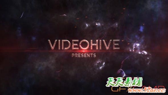 AE模板-大气文字视频宣传预告片开场 Trailer-天天素材网