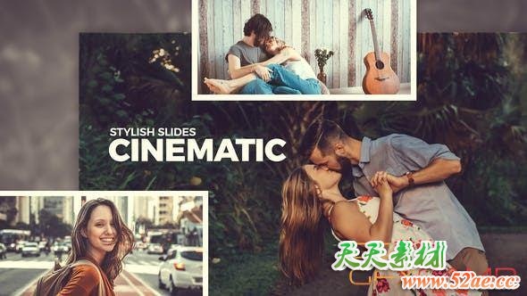 AE模板-简单幻灯片相册照片开场 Photo Slideshow-天天素材网