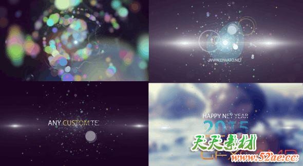 AE模板-唯美粒子Logo动画 Minimal Particle Logo-天天素材网