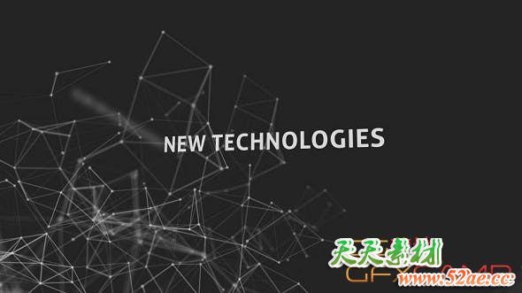 AE模板-搜索线条背景Logo动画 Web Logo-天天素材网