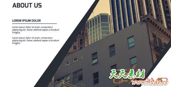 AE模板-传统商务企业栏目展示包装 Corporate Presentation-天天素材网