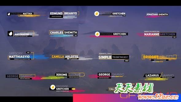 Business Colored Stripes Titles 28253831