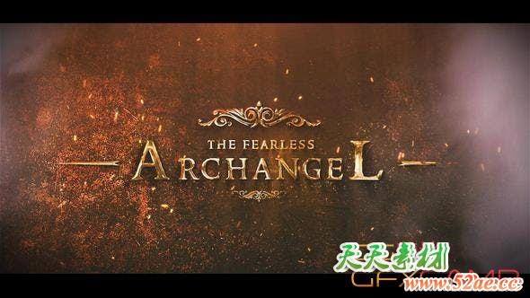 AE模板-大气史诗奇幻游戏宣传片头 Archangel – Epic Fantasy Trailer-天天素材网