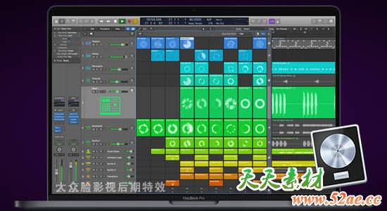 Mac苹果音乐制作编辑软件 Logic Pro X v10.6.0 英/中文破解版 FCPX软件-第1张