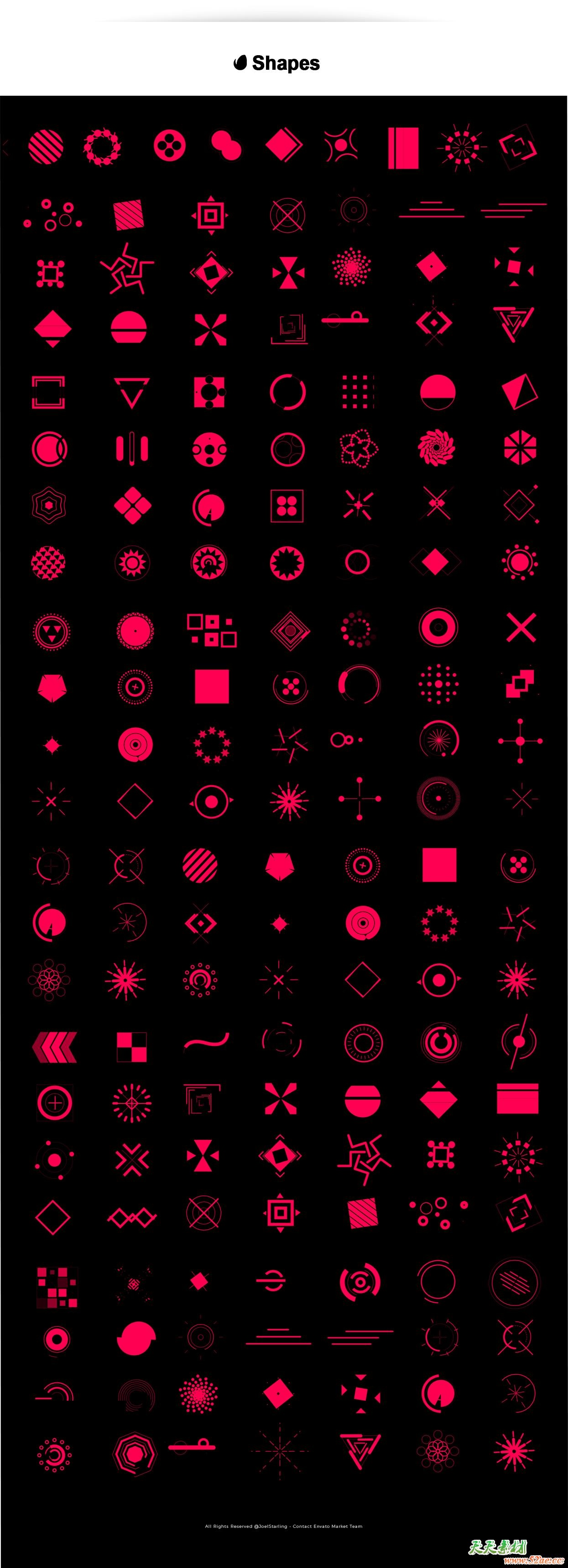 FCPX插件-520个彩色背景图形数据统计图表字幕条标题图标动画 FCPX插件-第6张