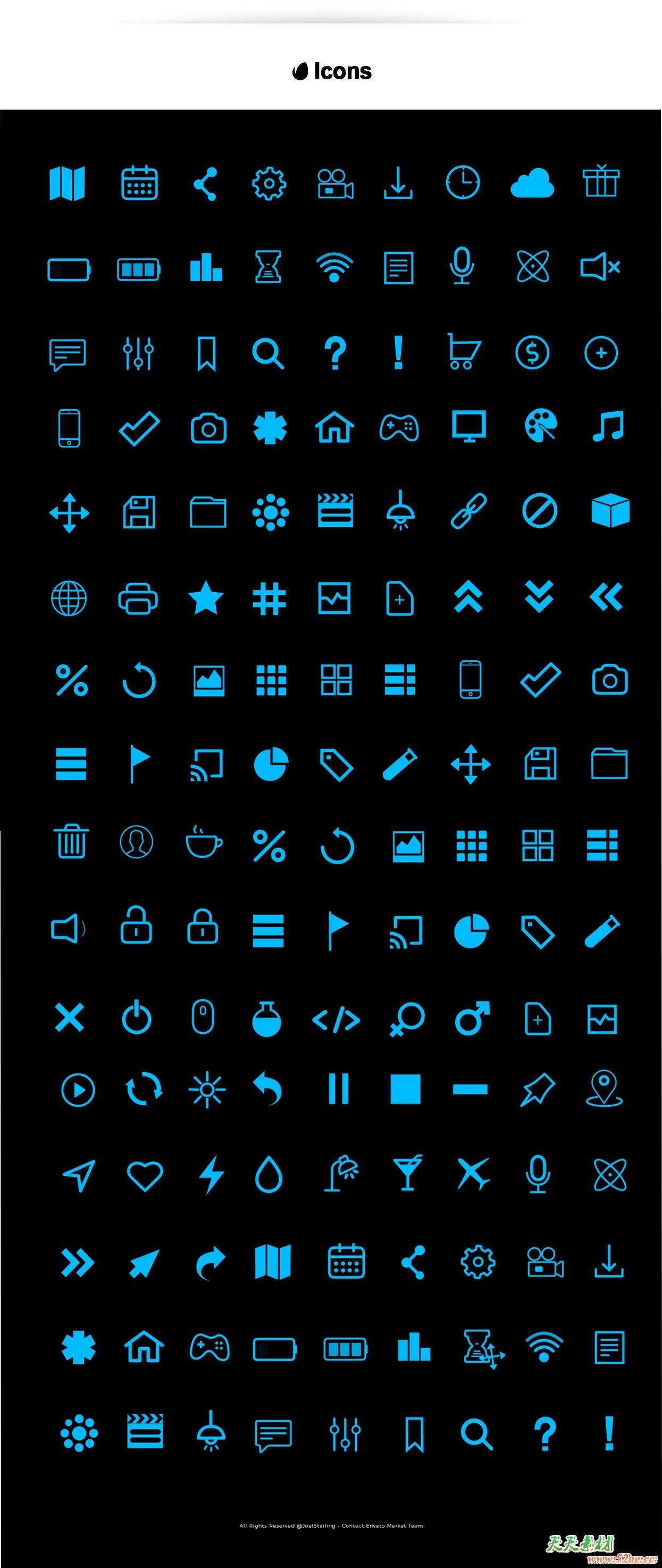 FCPX插件-520个彩色背景图形数据统计图表字幕条标题图标动画 FCPX插件-第7张