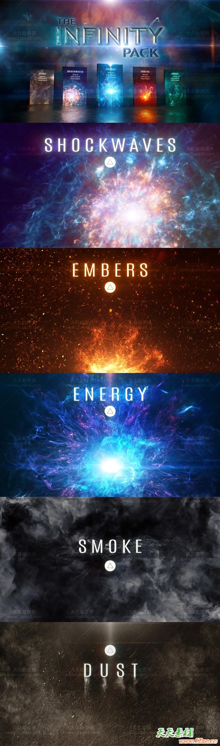 电影VFX科幻能量冲击波烟雾粒子尘土特效合成4K视频素材 Infinity VFX 视频素材-第2张