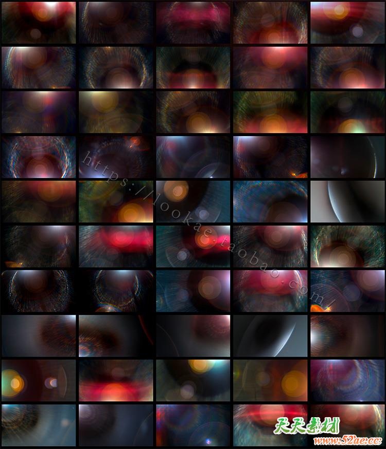 视频素材-50个精美镜头光环耀斑光晕特效合成4K素材 mLeaks Halo 视频素材-第2张