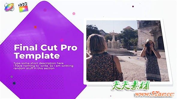 FCPX插件-迷你简洁图文视频展示介绍开场模板 Fancy Minimal Presentation FCPX插件-第1张