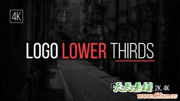 FCPX插件-24个LOGO标志文字标题字幕条动画 Logo Lower Thirds FCPX插件-第1张