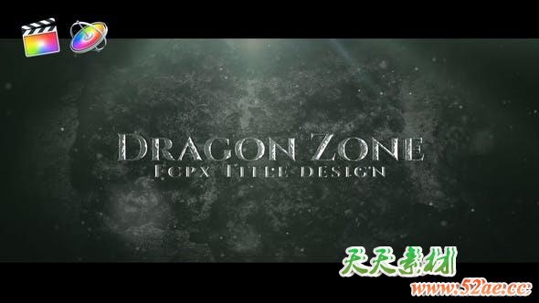 FCPX插件-震撼史诗电影三维文字标题片头 Cinematic Title FCPX插件-第1张