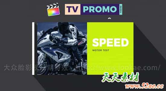 FCPX插件-现代时尚电视节目包装动画 Tv Promo Theme+使用教程 FCPX插件-第1张