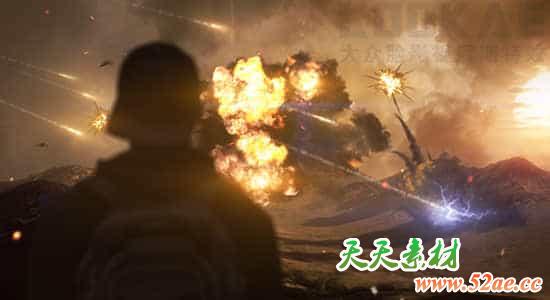 视频素材-184个爆炸坍塌火焰烟雾流星闪电电流特效合成视频素材 有透明通道 视频素材-第1张