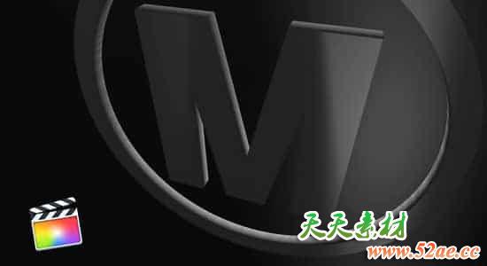 FCPX插件-简洁优雅三维LOGO标志展示片头Elegant Dark Logo Reveal FCPX插件-第1张