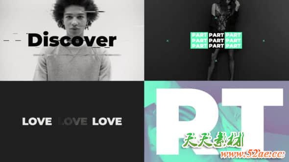 FCPX插件+Apple Motion模板：时尚动感节奏图文快闪片头 Bold Typo Opener FCPX插件-第1张