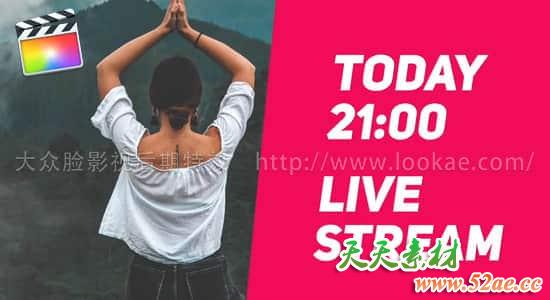 FCPX插件：16个时尚文字标题排版场景动画 Typography FCPX插件-第1张